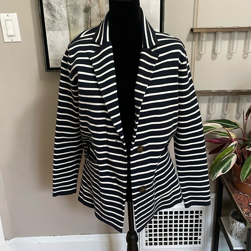 Ann Taylor striped jacket